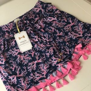 🌴NWT Simply Southern Tassel Shorts